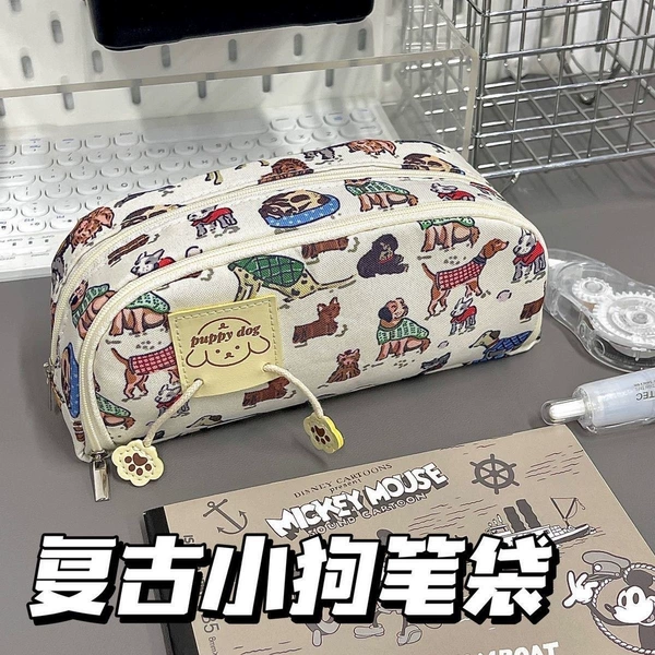 Pencil case, drawstring