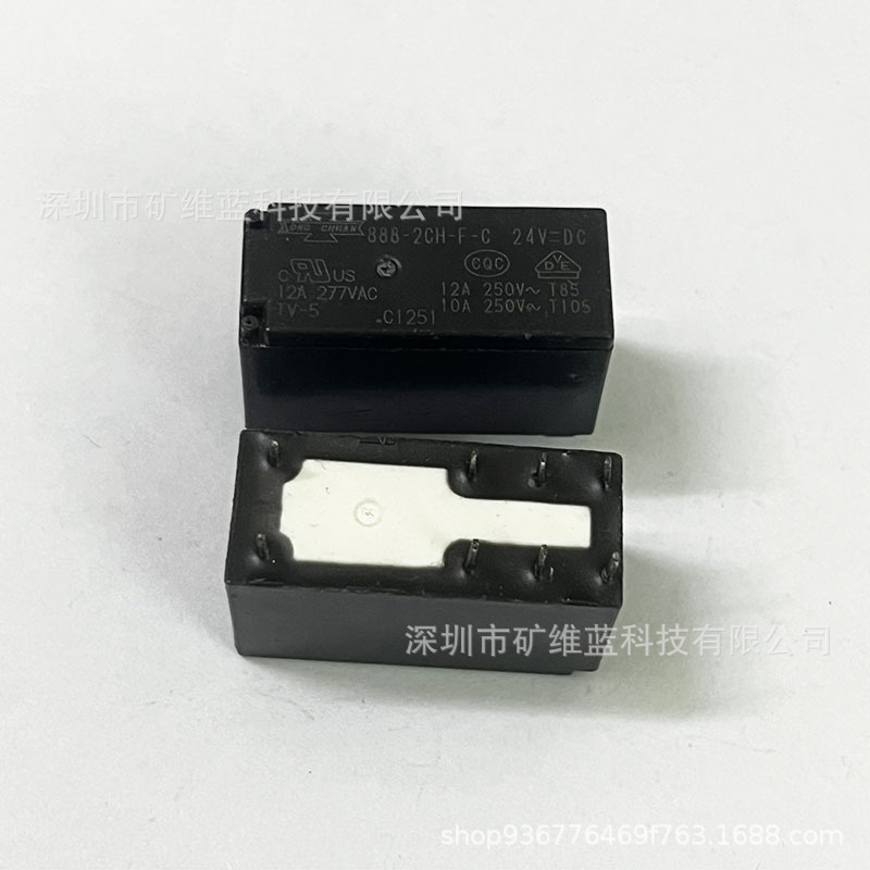 888-2CH-F-C 24VDC 松川12A 8脚24V继电器