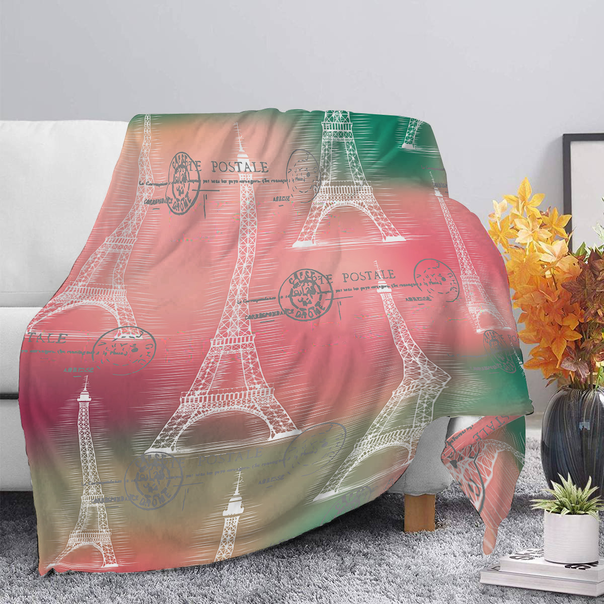 加厚法兰绒毛毯