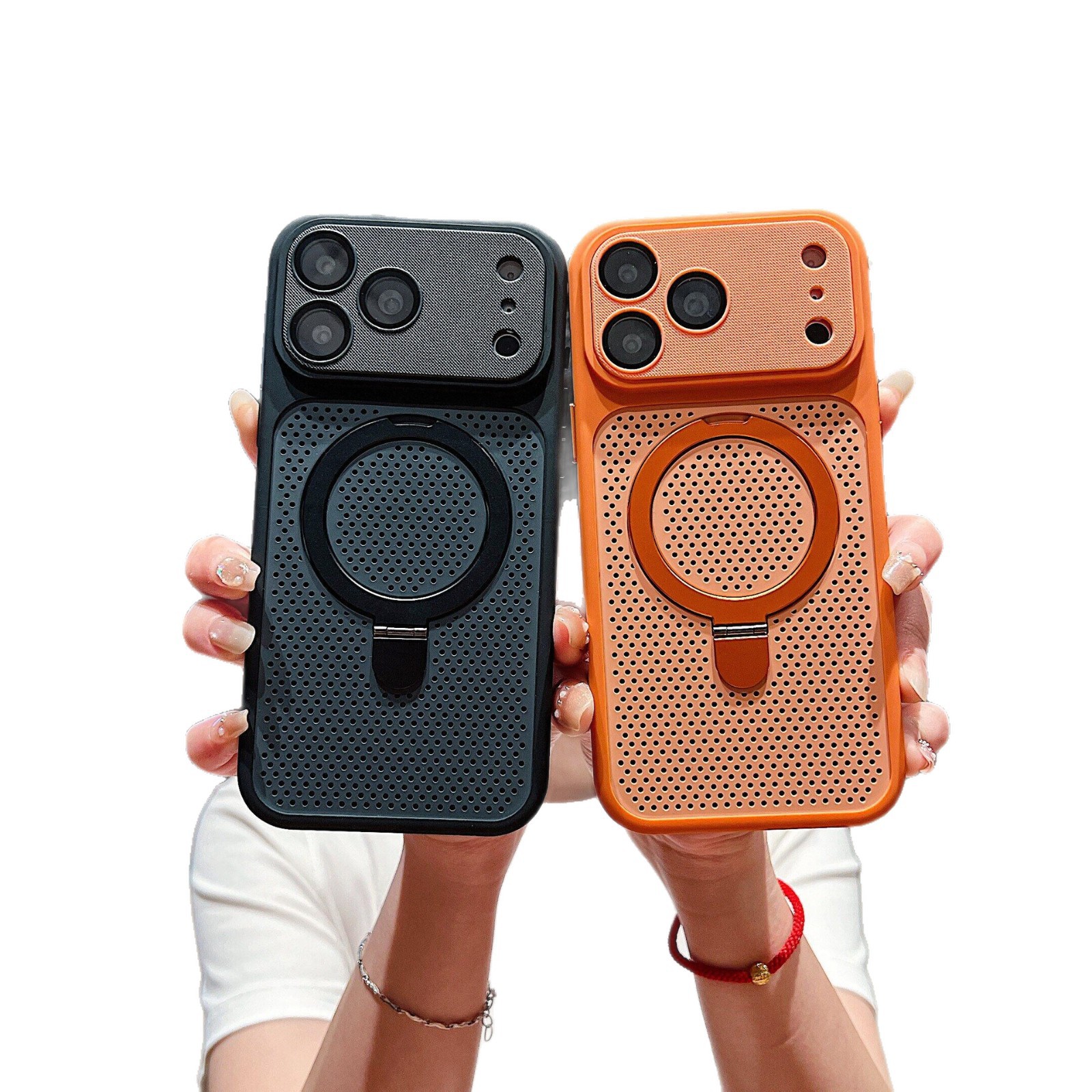 Nuevo soporte de absorción de refrigeración para iPhone17pro iPhone16 anti-caída cubierta transfronteriza incluida