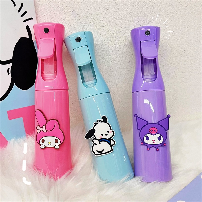 Sanrio regadera botella de spray de alcohol para uso doméstico, limpieza y desinfección de atomización ultrafina, riego de flores y riego de flores, spray de agua de alta presión especial para el cultivo de flores