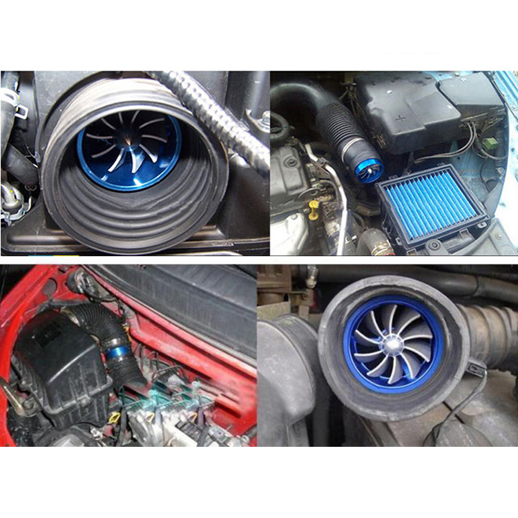 Car Turbocharger Intake Turbine Modification Single/Double-Sided Wheel F1-Z Engine Power Intake Accessories