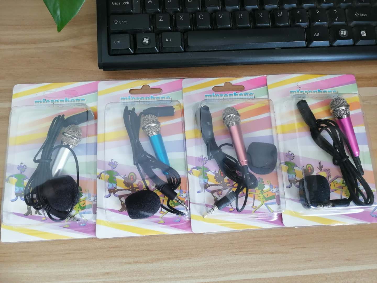 Teléfono móvil karaoke micrófono karaoke artefacto karaoke micrófono auricular micrófono integrado mini micrófono