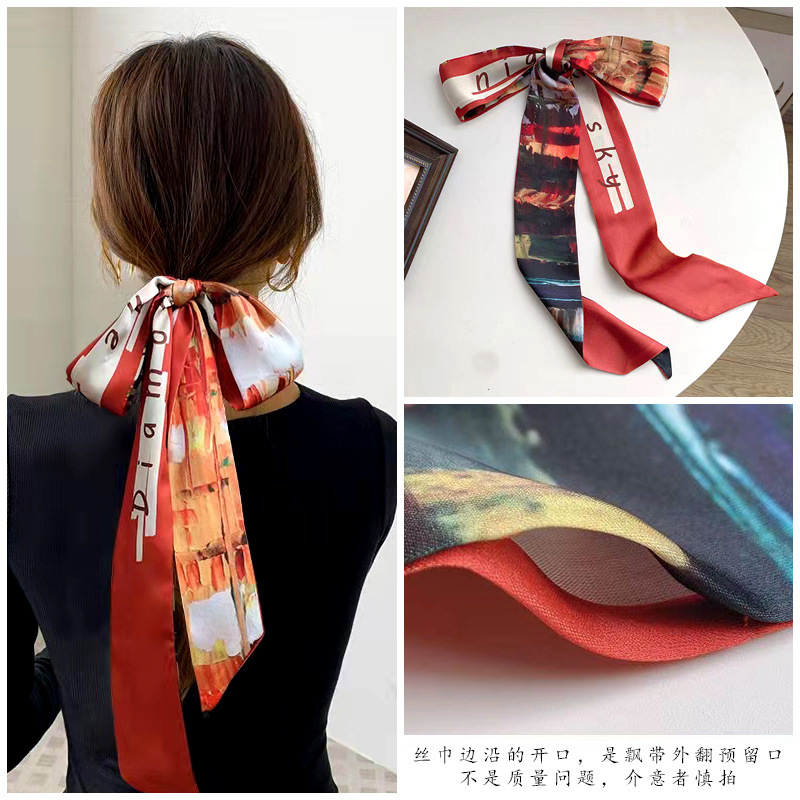 ファッションはシルクタオルの中国風ヘアバンドに縛られています。|undefined