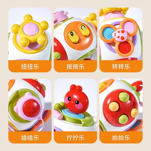 Cross-border infant and toddler busy ball early education baby Manhattan hand ball touch feeling training grasping toy wholesale