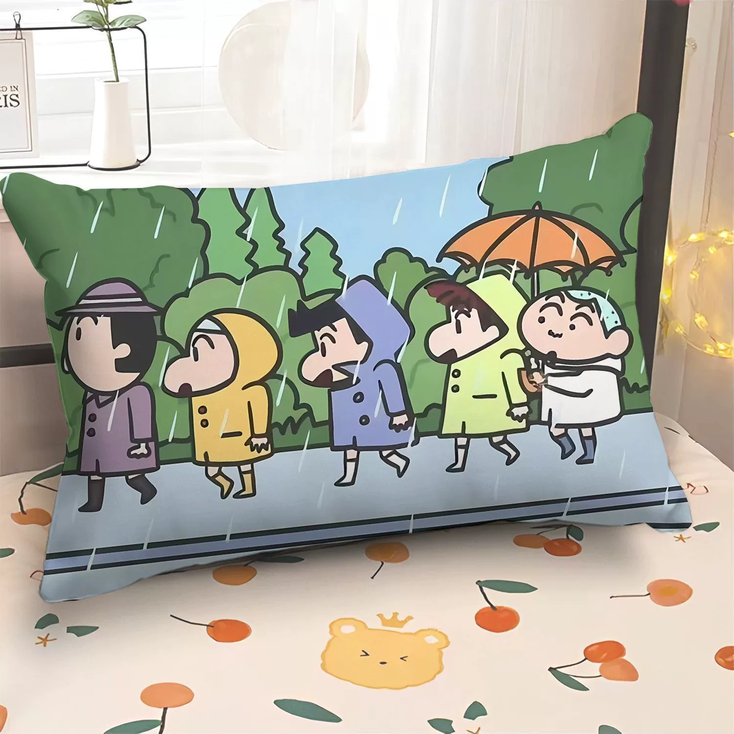 Crayons, rectangular cute pillow for bed