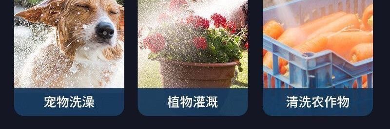 New model of sprayer with lithium battery, portable car wash high-pressure water gun, wireless car washer, powerful household booster