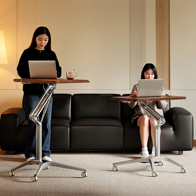 Escritorio de computadora elevable, sala de estar, hogar, escritorio móvil, escritorio simple, escritorio de estudio pequeño, banco de trabajo de pie