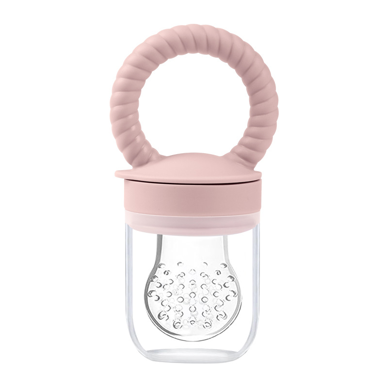 라이트 핑크 과일 식품 보조제에는 L이 기본으로 제공됩니다.#메쉬 가방