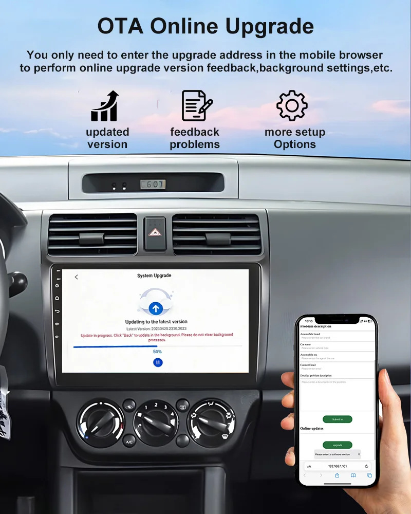Orange Carplay Box Wired to Wireless Android Auto Car Interconnection Box Wireless Carplay Box