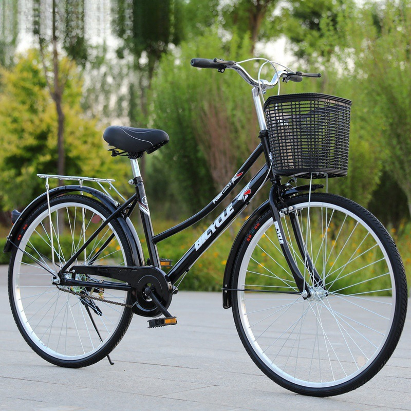 * Bicycle for Adults, Men's and Women'S, Retro Bike, Commuter Bike, Universal Bike for the Elderly, Lightweight Bike