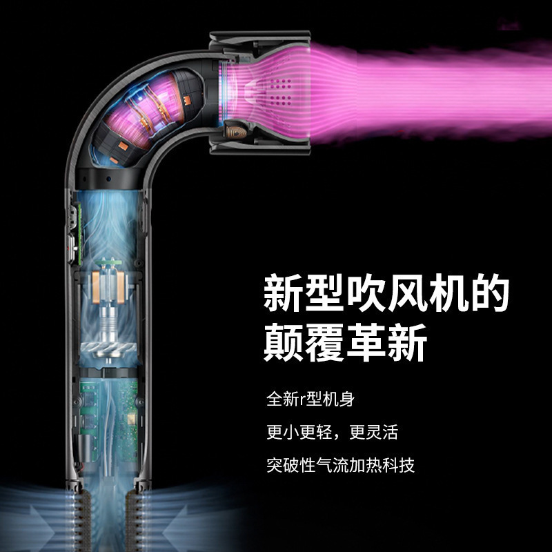 华强北爆款HD18弯管吹风机 发廊专用高速恒温速干大吹力电吹风机|undefined