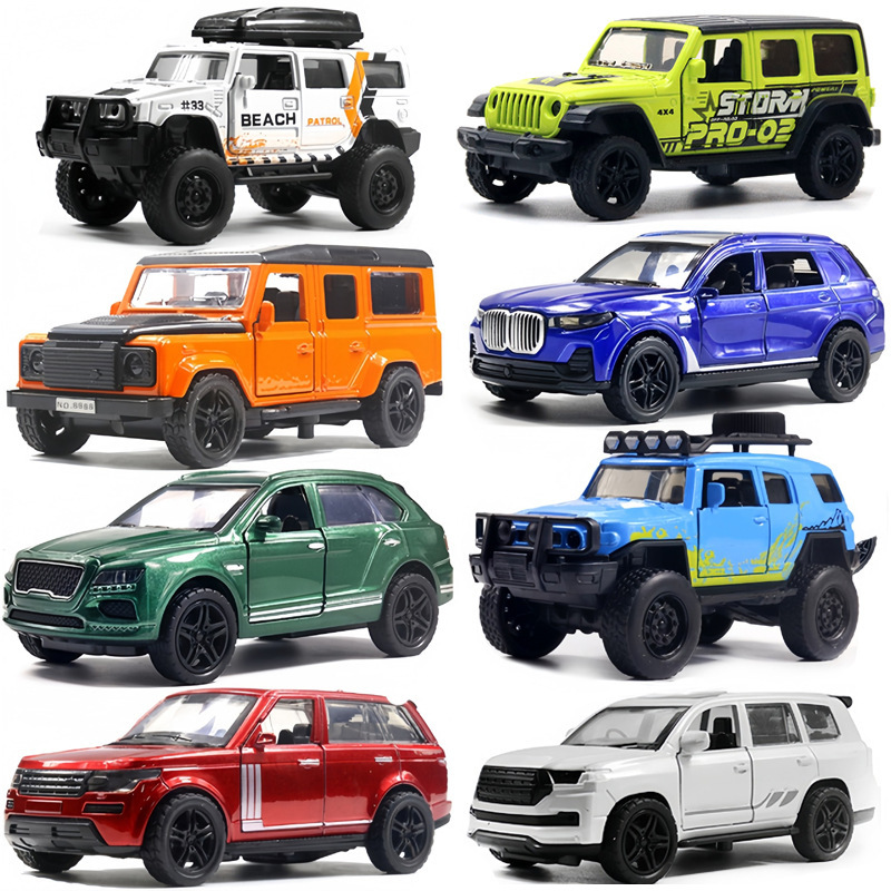Bulk large g alloy off-road car model simulation children's toy car Boy car decoration wholesale