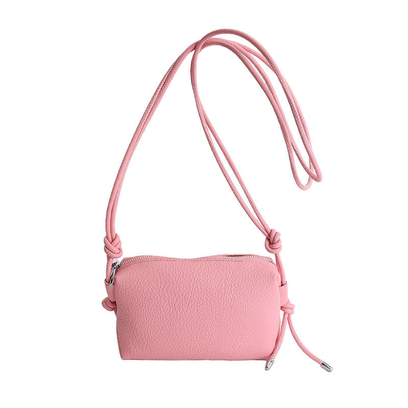 Bolsos de diseño simple de textura para mujeres 2026 nuevo bolso de hombro de moda popular bolso de transporte diario image 8