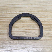 厂家新款2寸塑料加厚D字扣 5CM塑胶D扣 50MM扁半圆胶扣 箱包配件