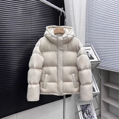 现货韩版短款泡芙羽绒服女2025冬季新款今年流行小个子面包服