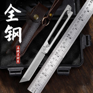 M390 mechanical rotation turning knife commander Fruit knife folding knife portable window breakfast