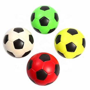 Explosions Sponge Rainbow Football 63mm Pat Ball Anti-pressure Colorful Football Multiple Colors Optional Printable Logo