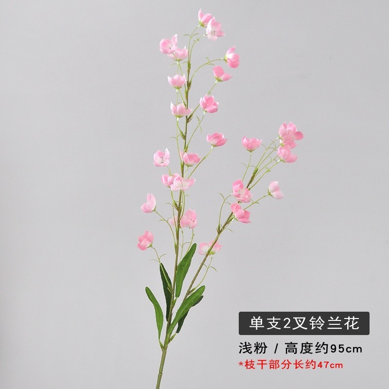 铃兰花居家客厅装饰花艺插花摆件餐桌假花摆设花束仿真家居装饰|undefined