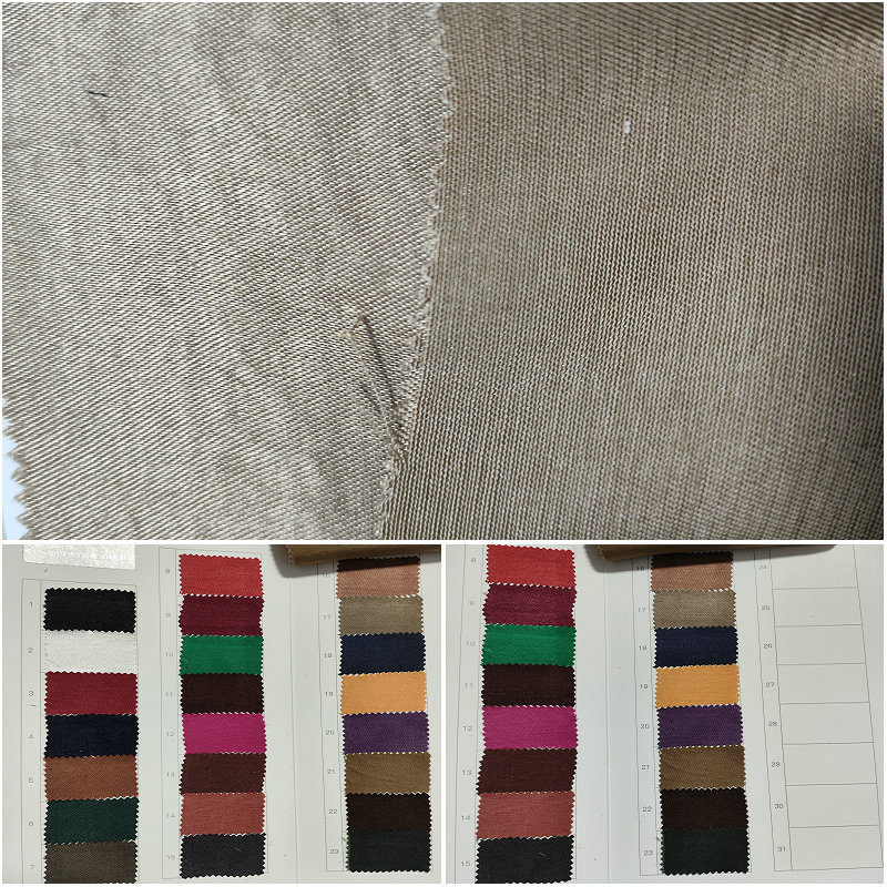 天丝人棉贡缎面料 天丝人棉色丁缎纹布料 莱赛尔人棉睡衣面料