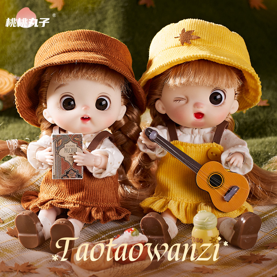 New Autumn Paradise Girl Princess Dress up Doll Ob11 Doll Trendy Ornament Bjd Whole Baby Children's Toy