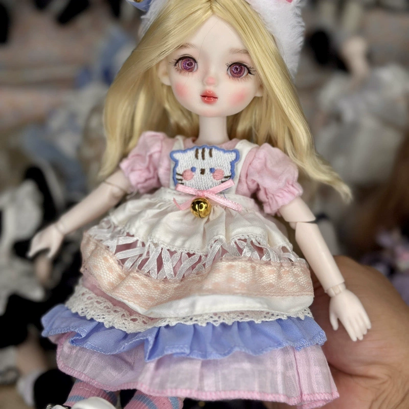 6 точек Домашний BJD30 см сустав mjd кукла Макияж кукла 3D реальный глаз девочка игрушка наряд кукла