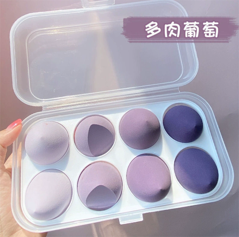 Cosmetic sponge, set, makeup primer drop-shaped