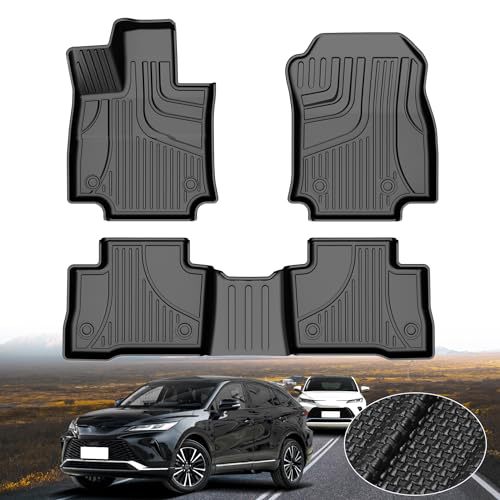 地板衬垫适用于丰田RAV4 2019-2025(包括混合动力)全天候汽车地垫