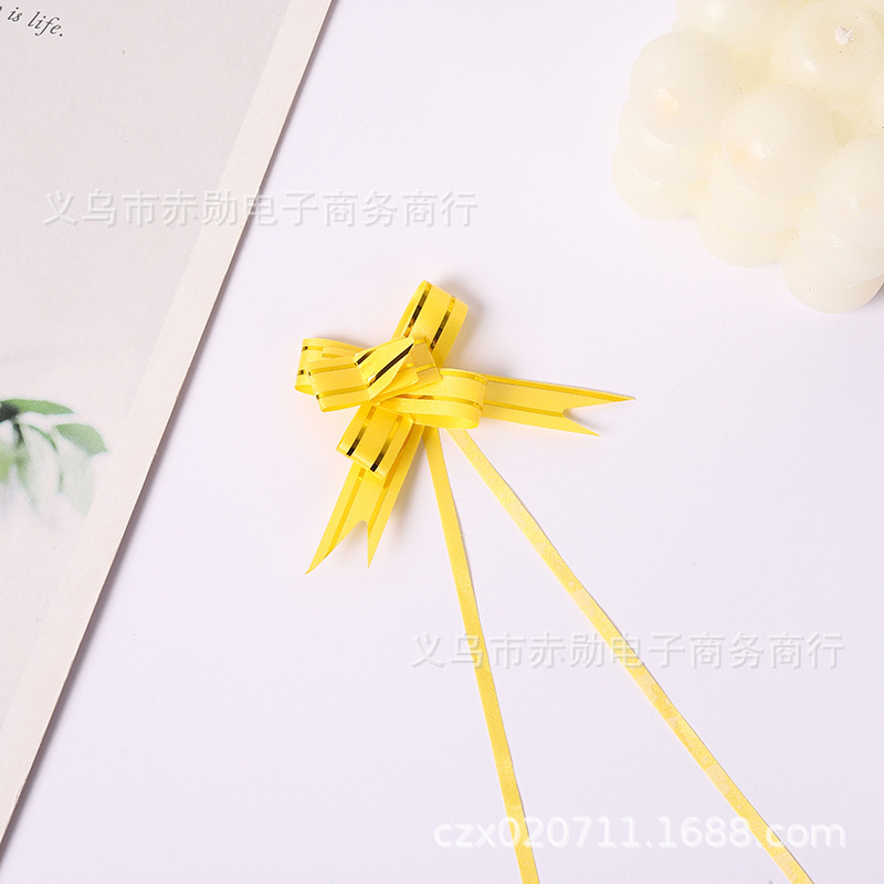 N ° 15 de plástico dibujado a mano flor caramelo bolsa de regalo cinta de sellado bolsa de embalaje flor decorativa dibujo con caja tamaño pequeño flor de tirón