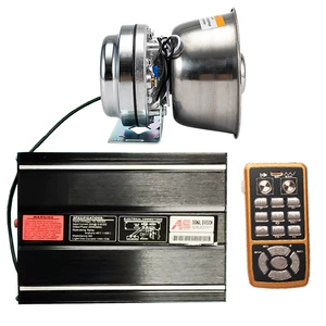 Car-mounted wireless siren, 200W loudspeaker, high-pitched alarm, speaker AS7200M + stainless steel horn