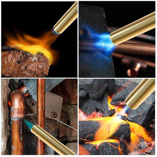 Cassette Ignition Flame Gun Manual Ignition Flame Gun High-Temperature Welding Gun Air Conditioning Welding Flame Gun Portable Gas Gun