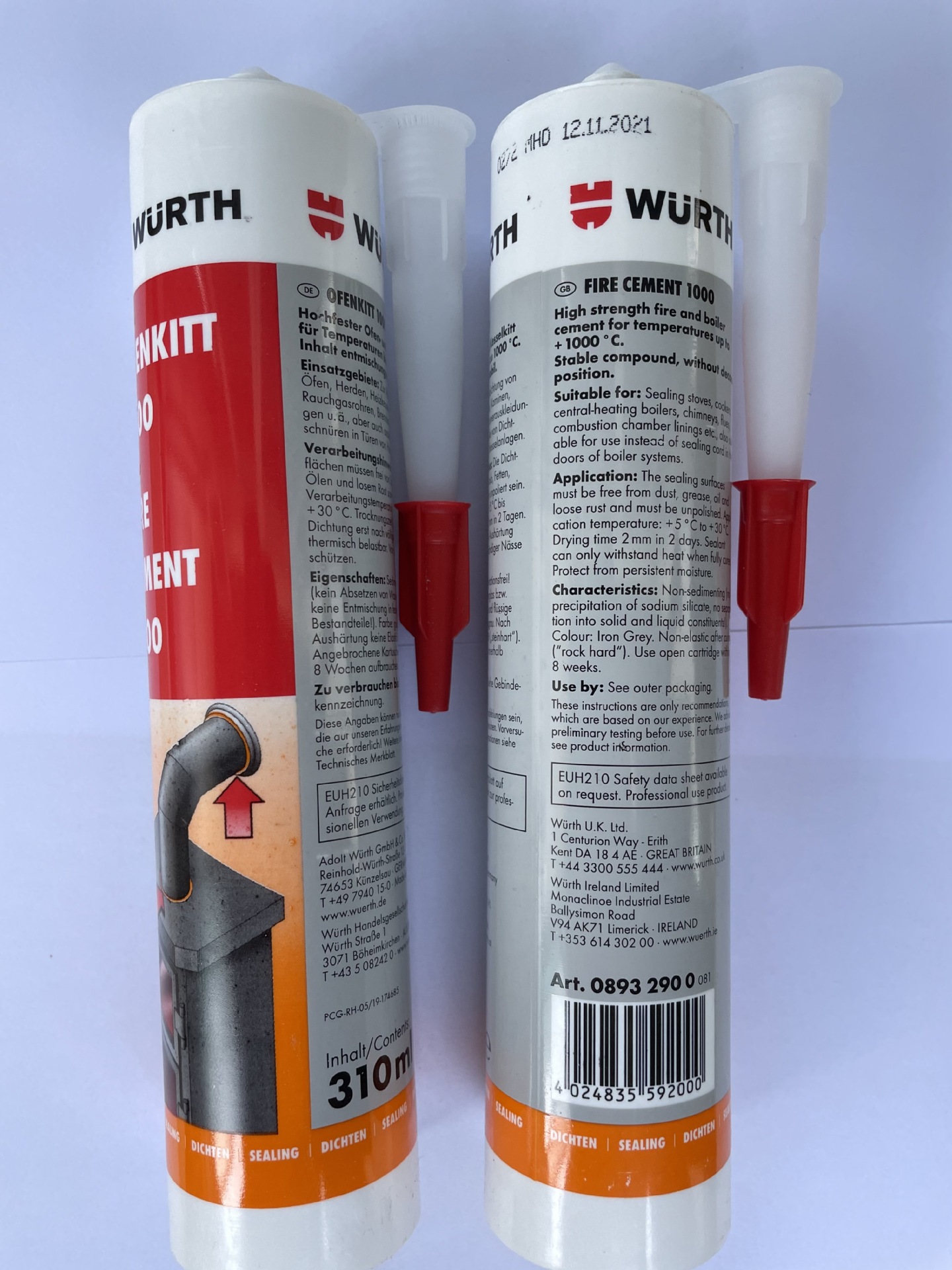 德国wurth高温密封胶 伍尔特8932900