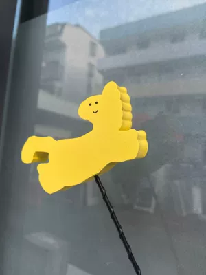 Exclamation Marks, Roof Antenna Decorations, Other Automotive Exterior Supplies - yellow-pony