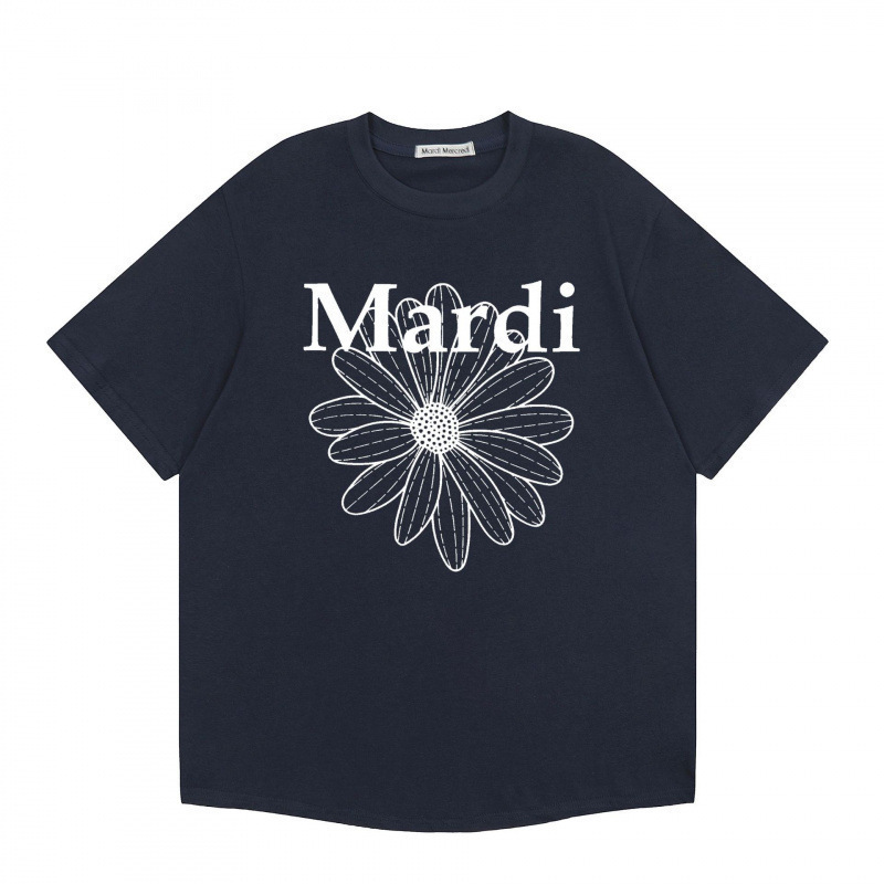 【カウンター品質】韓国マルディトレンドブランド半袖Tシャツリトルデイジードーマンプリントラウンドネックピュアコットンクロスボーダー|undefined