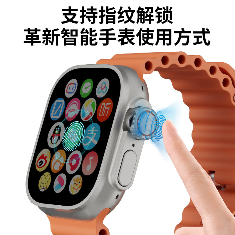 Dw100Pro Wechat Dual-Screen Fingerprint Unlocking Smart Watch Huaqiangbei Cellular Version Ultra3 and Shuncheng 5.0m