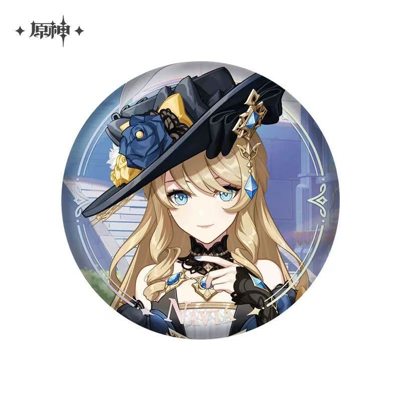 公式正規品「原神」縦絵/璃月港/モンデーシティシリーズキャラクターブリキバッジ|undefined