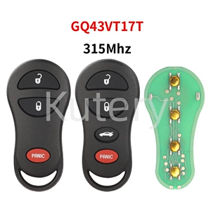Jeep Dodge 3/4 düyməli split pult avtomobil açarı 315 tezlik Gq43Vt17T