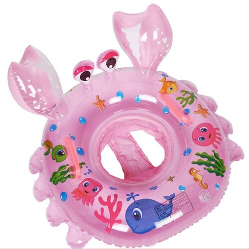 New product crab baby swimming ring 0-4 years old baby sitting ring boys and girls cross-border inflatable floating ring armpit ring