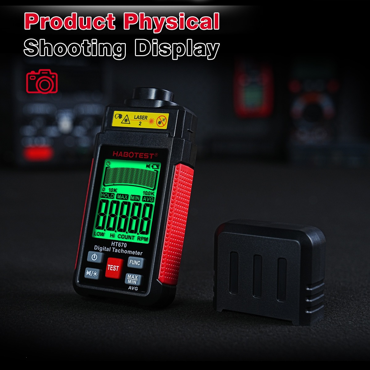 HABOTEST/Huabo HT673/HT670/HT671 Non-Contact Dual-Purpose Tachometer