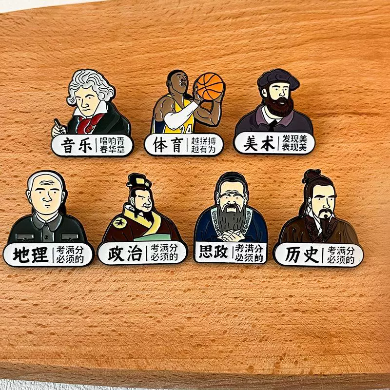 Оригинальная брошка в дизайне, значок с изображением, рюкзак, сумка, украшения