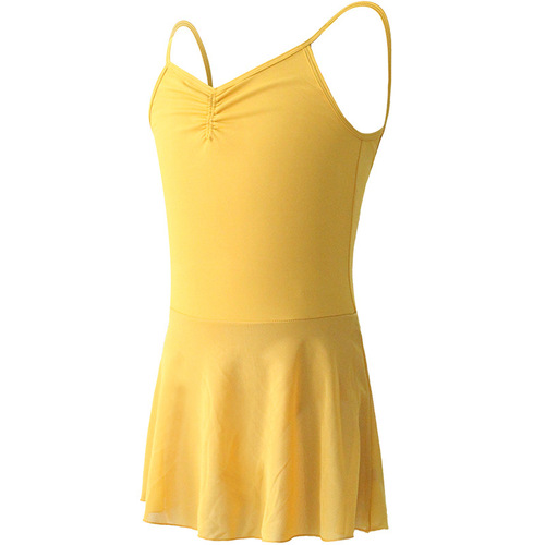 Summer Dance Children's Dance Dress with Straps for Girls, Physical Examination Level, National Ballet Dance Costume, Chinese Dance Gymnastics Skirt