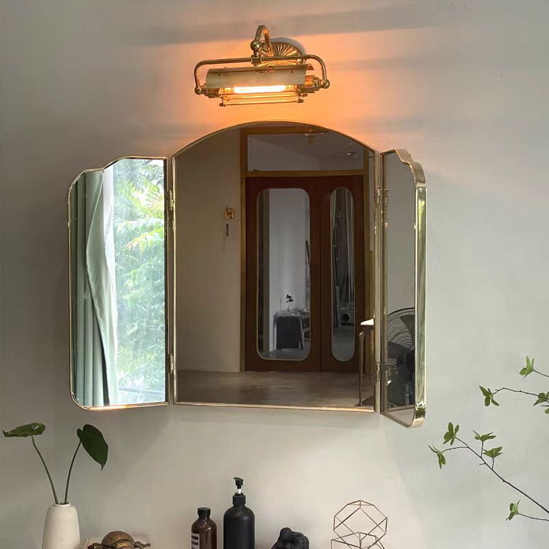 French-Style Retro Stainless Steel 70% off Mirror, Bathroom Vanity Mirror, Foldable and Adjustable Dressing Mirror French-Style Retro Stainless Steel 70% off Mirror, Bathroom Vanity Mirror, Foldable and Adjustable Dressing Mirror