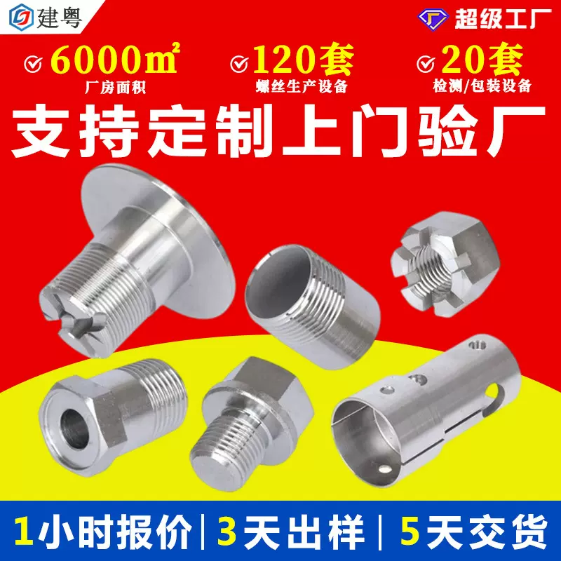 非标件机加工数控车床加工自动车床紧固件五金螺丝异形铜铁铝定制