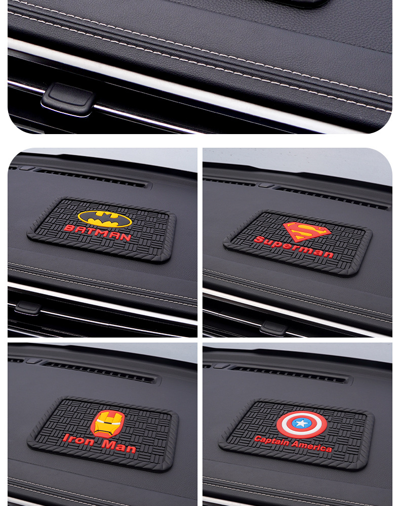 Car Anti-Slip Mat Instrument Panel Anti-Slip Mat Storage Debris Mat Personalized Modification Car Anti-Slip Mat Interior Supplies