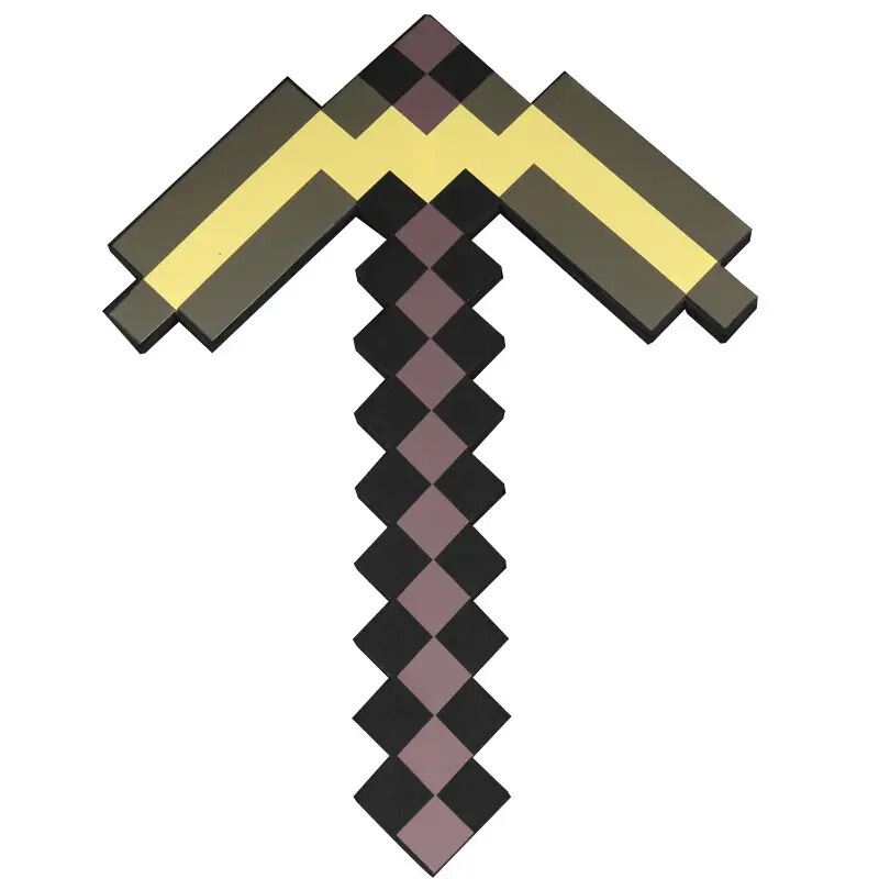 私の世界の周辺の泡のおもちゃの剣の原稿のゲームのレンガの剣の泡の武器のピクセルのおもちゃの模型|undefined