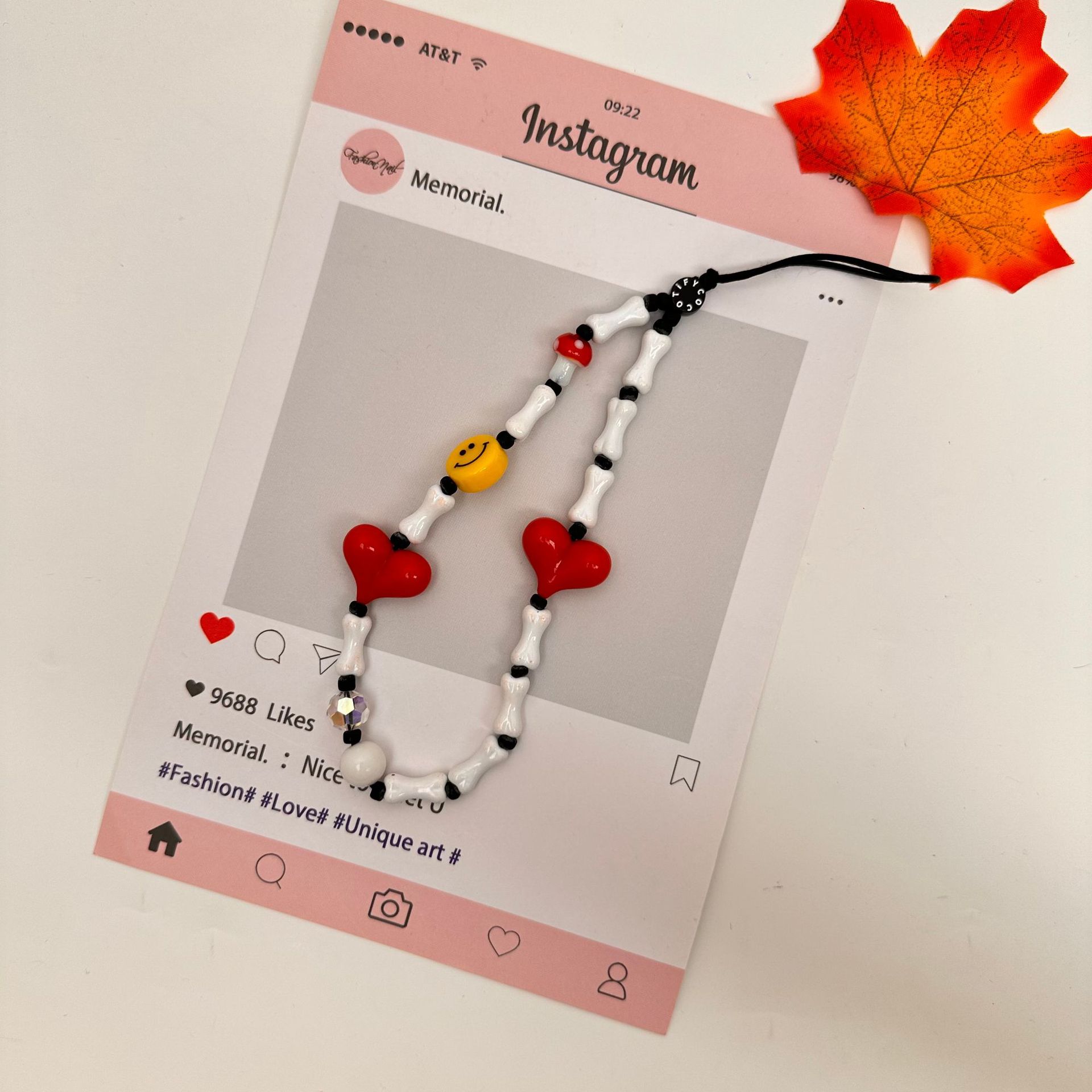 Moda simple amor mariposa serie de cadena de teléfono móvil cadena de teléfono móvil bolso bolso llaver colgante corto diseño de nicho