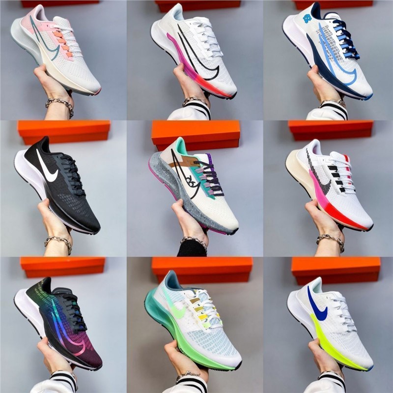 Pure Original Pegasus 38 Generation Shoes ZOOM Air Cushion Pegasus 37 Men's and Women's Running Shoes Mesh Lightweight Breathable sneaker Running Shoes
