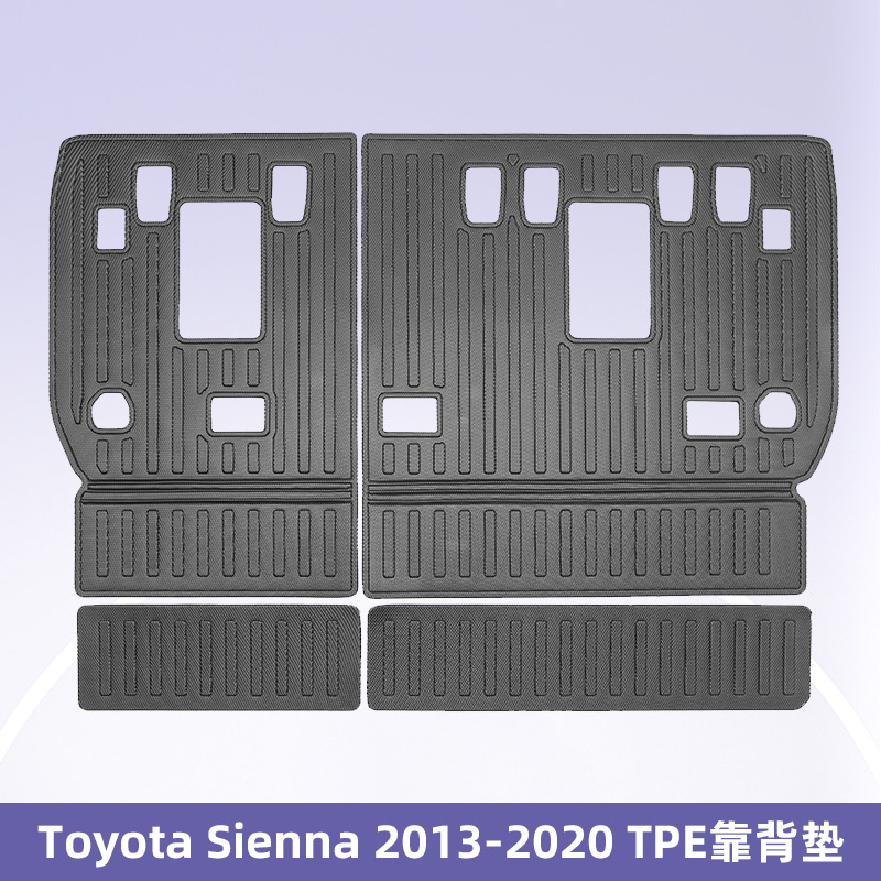 Para Toyota Sienna 2013-2020 3D todo el tiempo material TPE almohadilla para el maletero