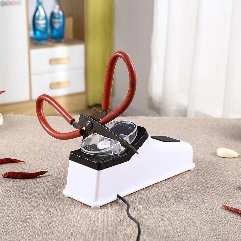 電動ナイフ研ぎ器、家庭用ポータブルクイック研ぎはさみ、包丁、多機能キッチン小型自動研ぎ器|undefined