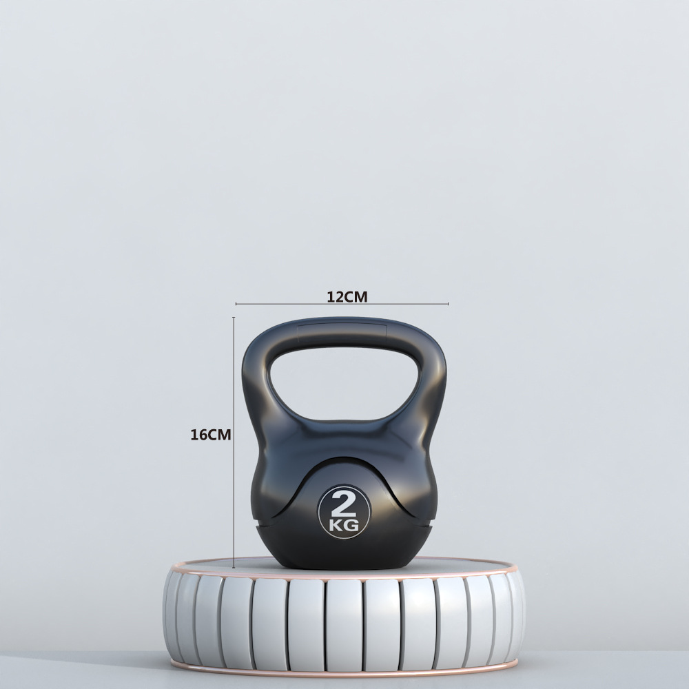 Kettlebell equipo de fitness hogar de los hombres de las mujeres de la olla sólida mancuerna levantamiento de la cadera equipo de sentadillas transfronteriza al por mayor
